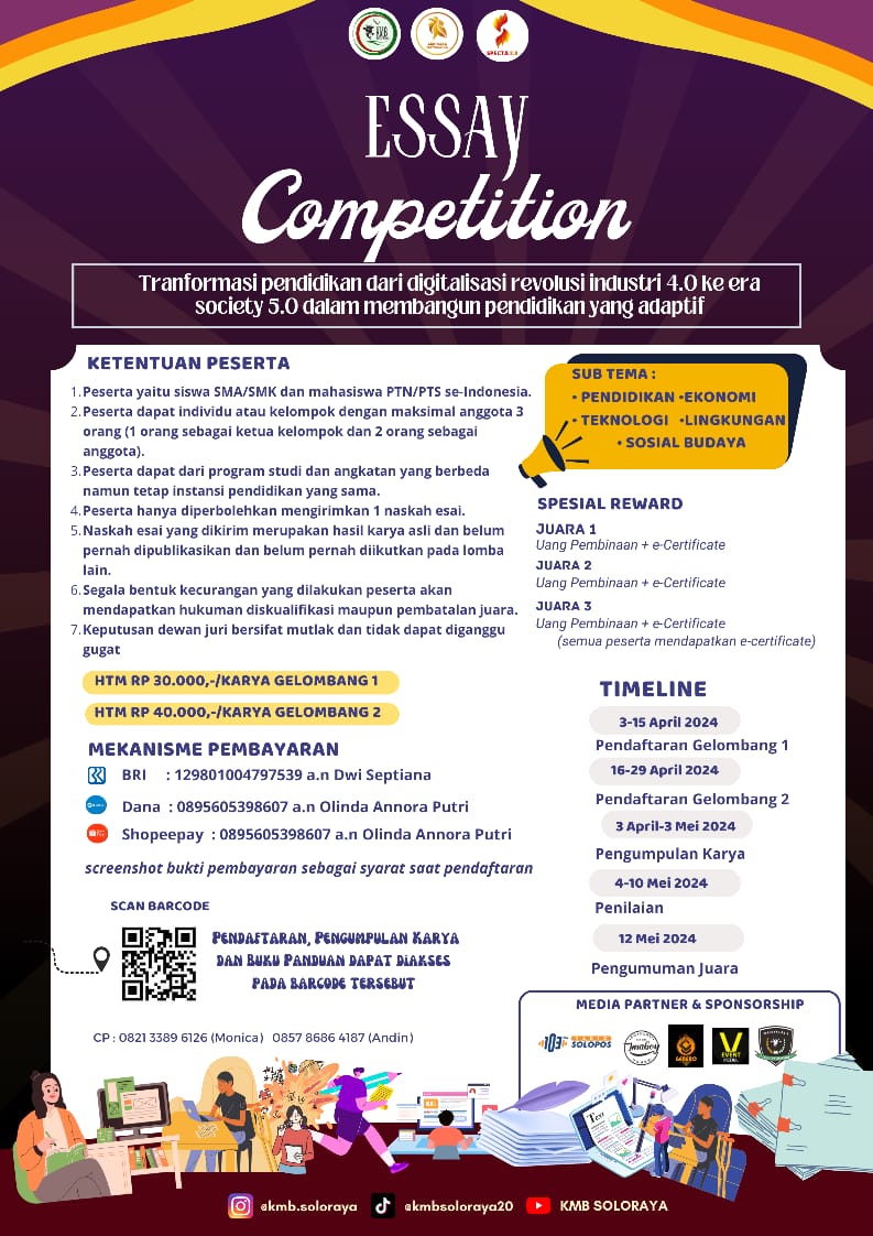 KMB SOLO RAYA - ESSAY COMPETITION 2024 image 1